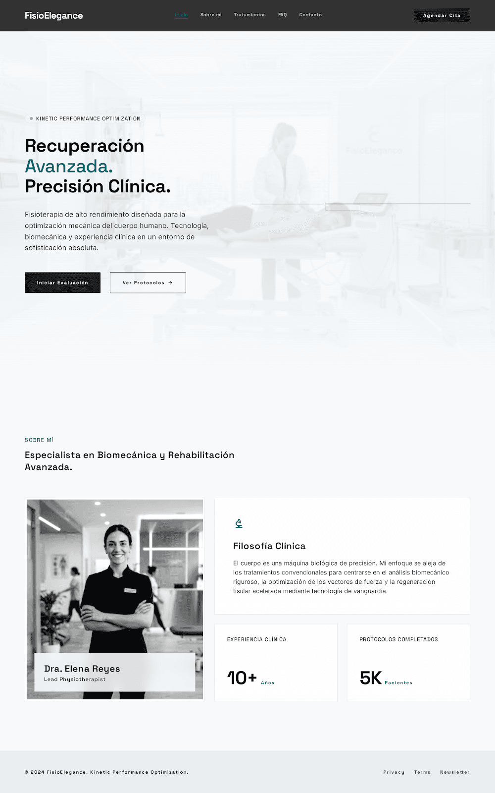 Vista previa de la plantilla Kinetic Precision